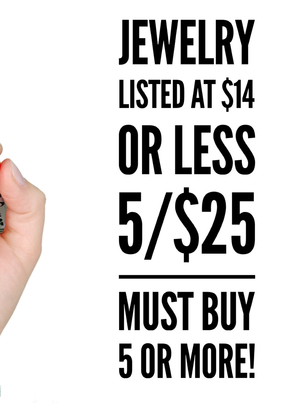 JEWELRY SALE TODAY
